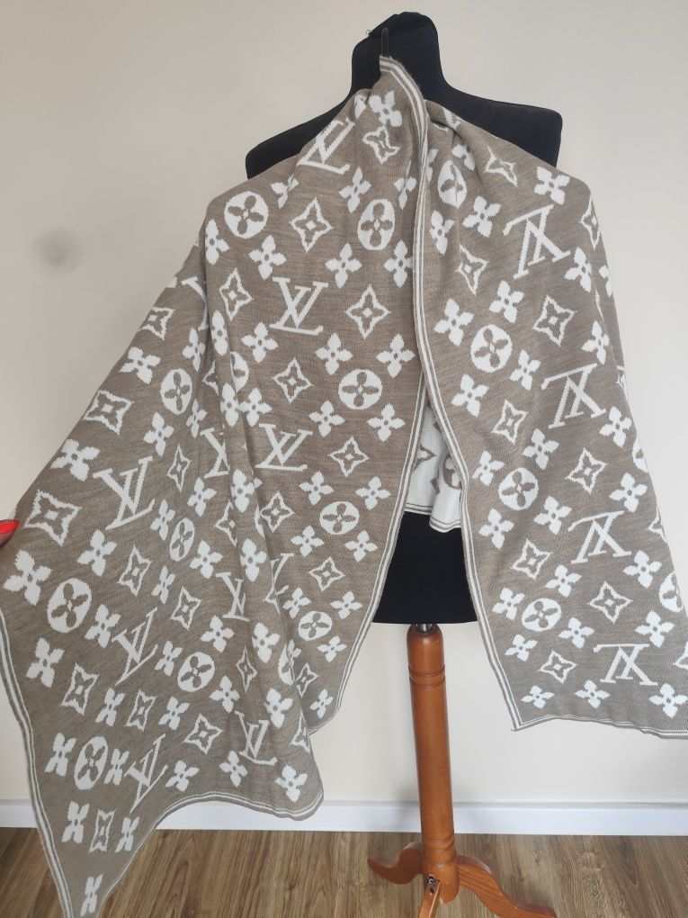 Szal szalik LV Louis Vuitton nowy bawełna mega jakość