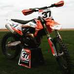 KTM SX 450 matrículada