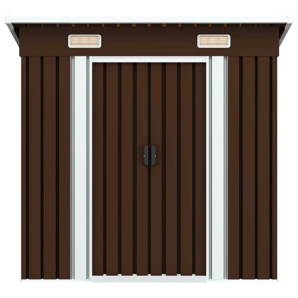 Abrigo de Jardim Metálico 194x121x181 cm – Compacto e Resistente