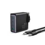 Ładowarka GaN UK Joyroom JR-TCG05UK 140W 3x USB-C USB-A + kabel USB-C