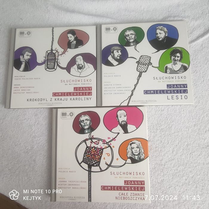 Audiobooki Chmielewska, Lalka, Potop, Chłopi