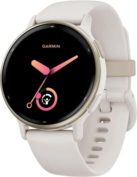 Garmin vivoactive 5 Cream Gold Aluminum Bezel with Ivory Case