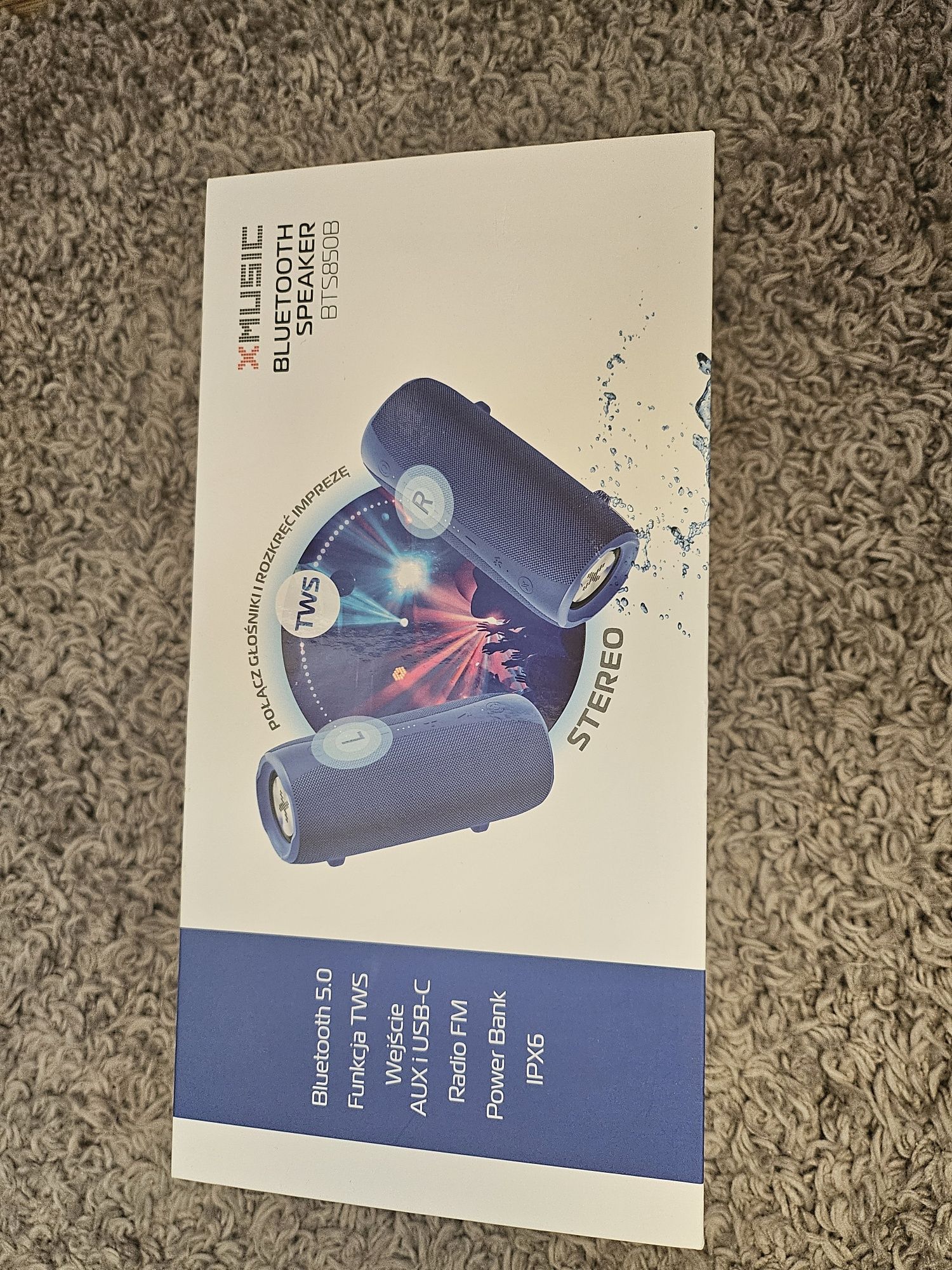 Głośnik XMUSIC bluetooth speaker BTS850B