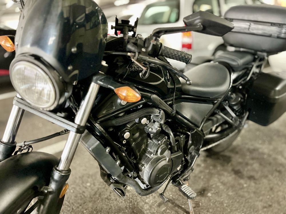 Honda Rebel 500 CMX com malas incluidas