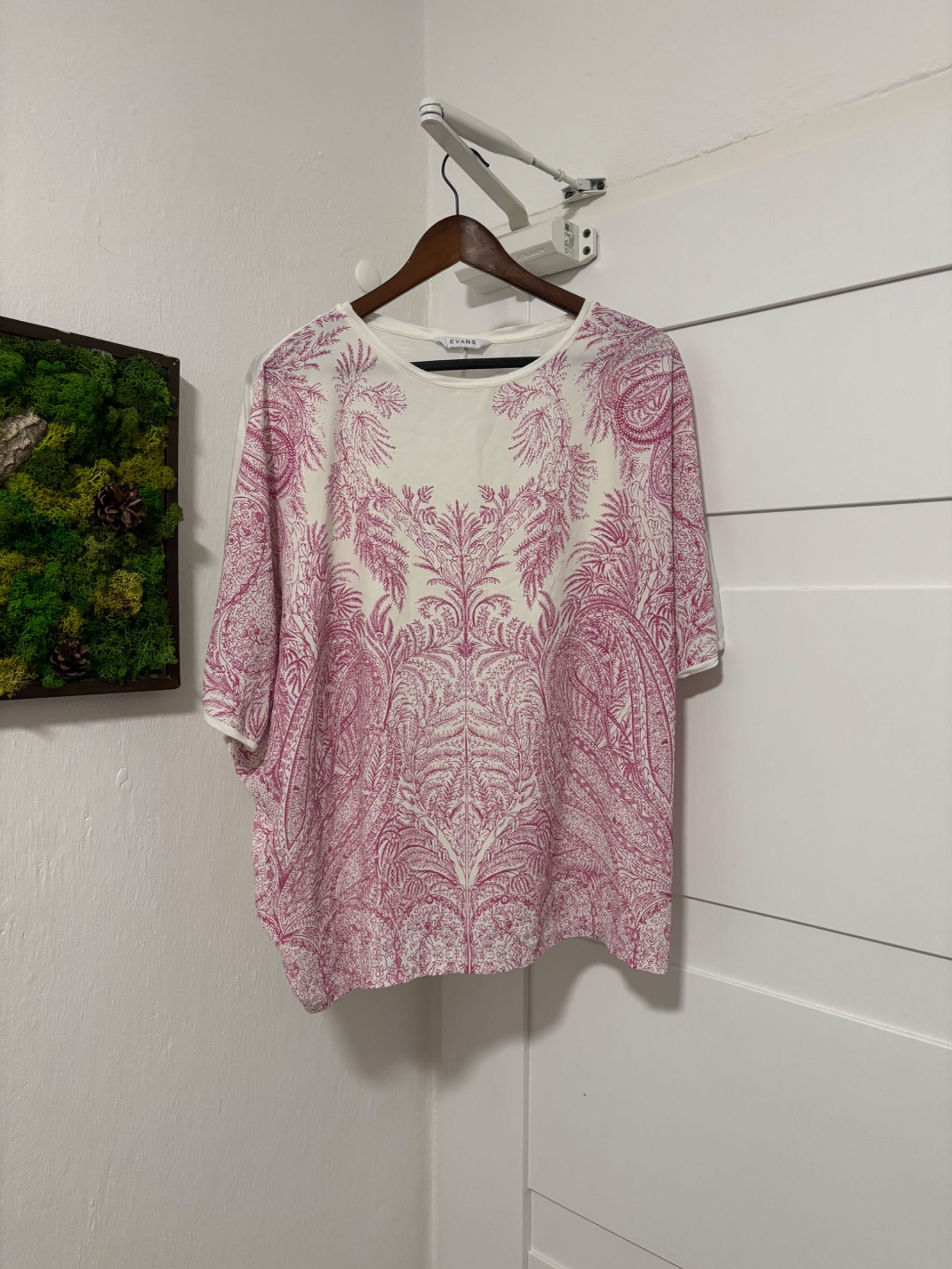Przewiewna damska bluzka plus size