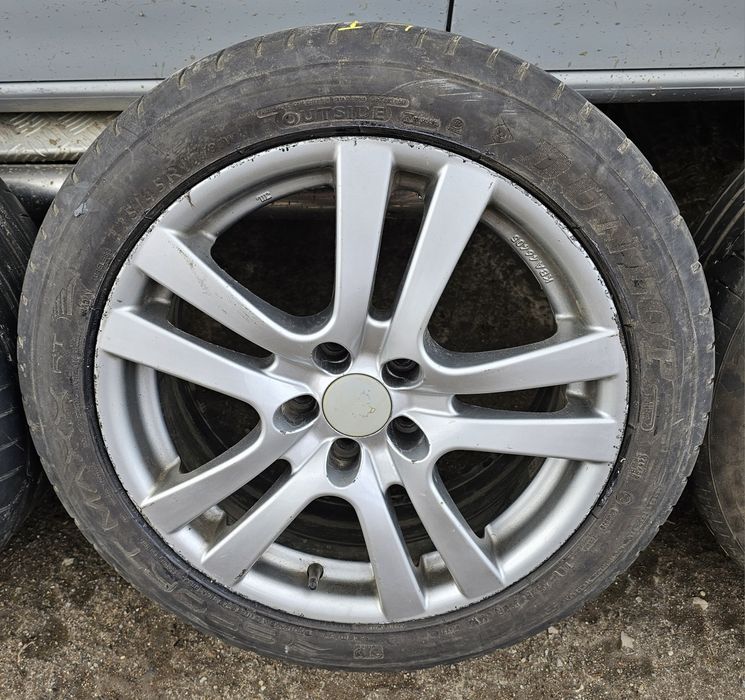 Koła felgi aluminiowe 5x112 et35 7.5j opony 225/45R17 lato
