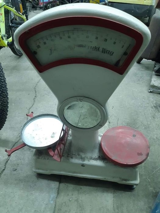 Waga sklepowa, bardzo ciężka, rarytas, PRL, Lubelskie Fabryki Wag