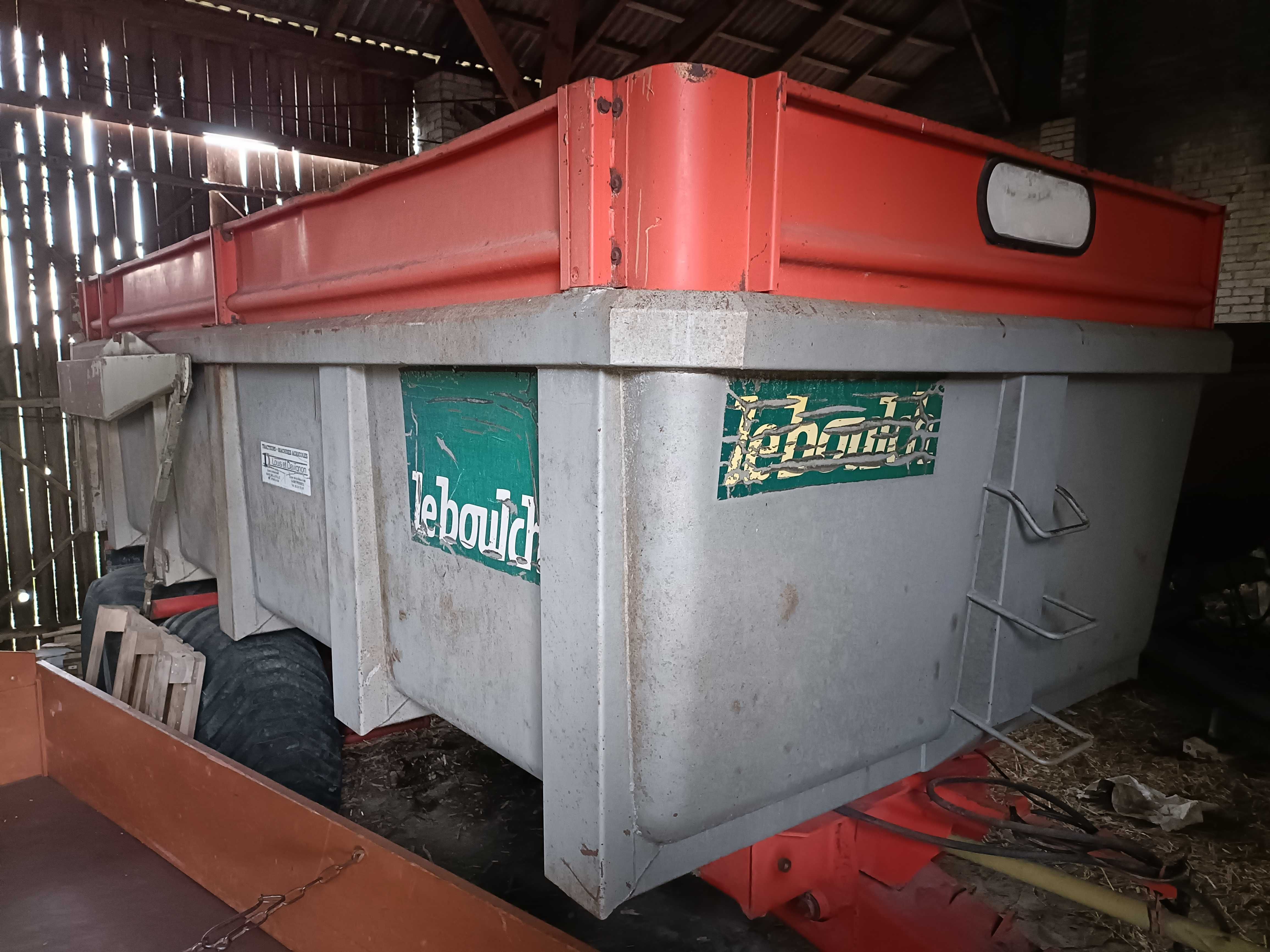 przyczepa rolnicza skorupowa tandem leboulch (brimont le boulch) 12,5