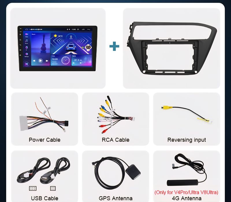 Radio nawigacja HYUNDAI i20 2018  2019 ANDROID Navi Gps