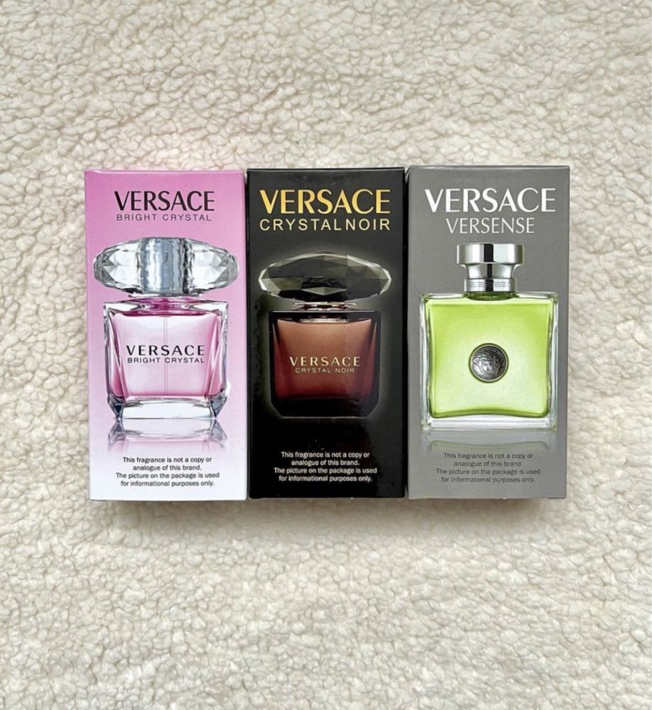 Versace - Versense, Bright crystal, Crystal noir 60 ml, версаче
