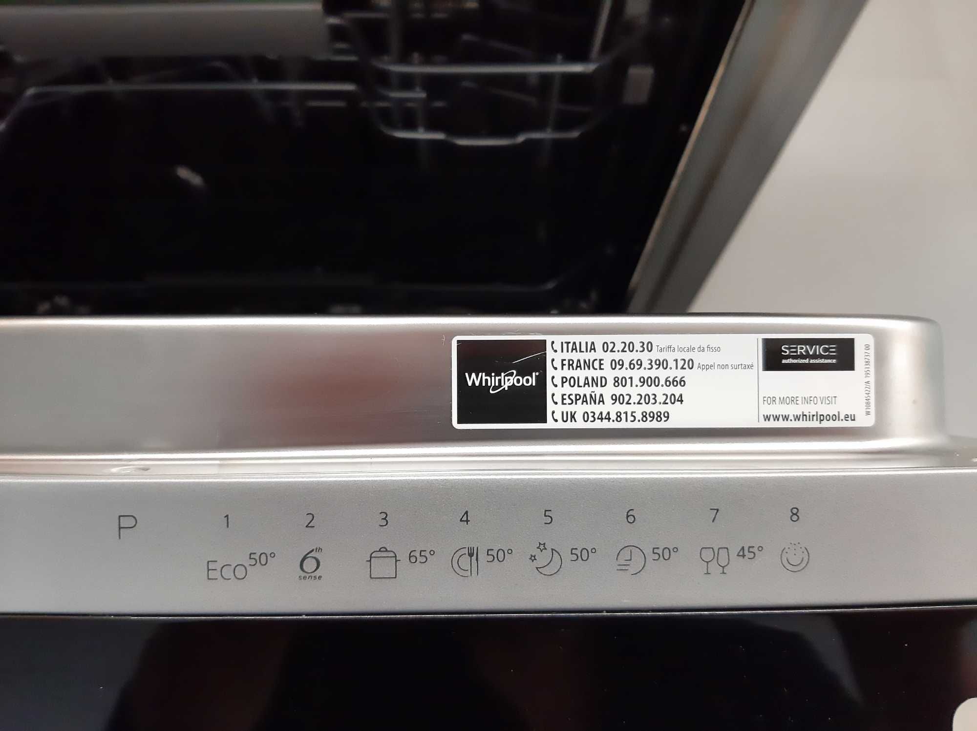 Zmywarka do zabudowy Whirlpool WEIC 3C26 F