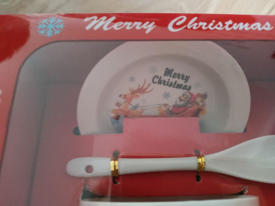 Duży kubek świąteczny z Mikołajem prezent