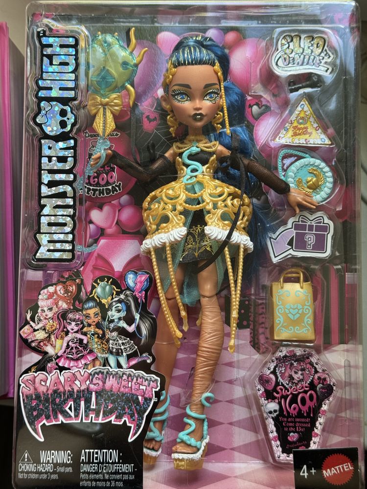 Лялька Monster high Scary Sweet Birthday Cleo de Nile / Клео Новинка