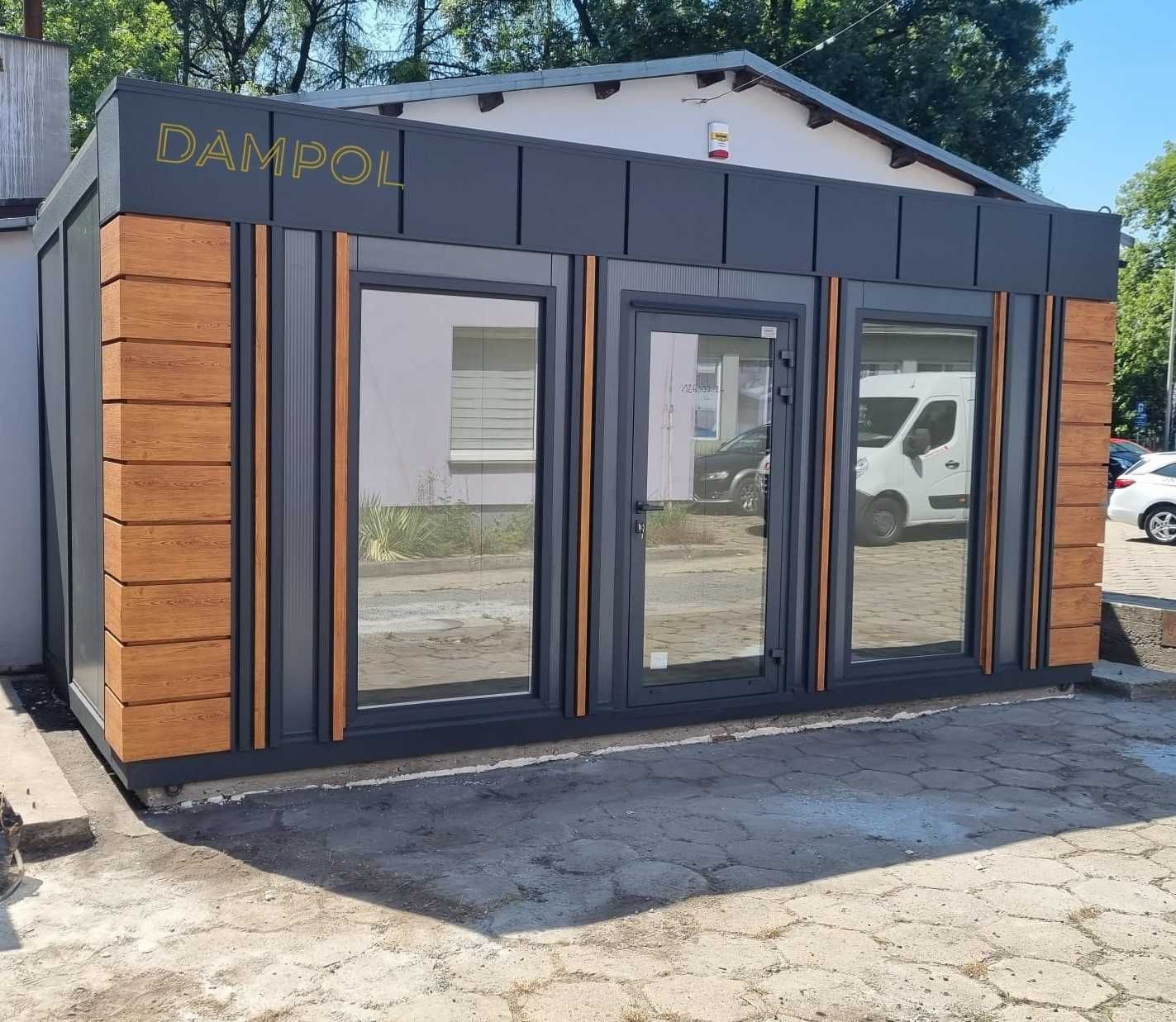 Pawilon 600x300, handlowy, kiosk, salon sprzedaży, kontener, leasing