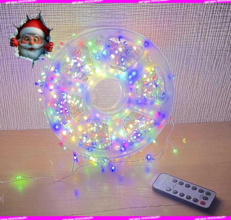 Гірлянда для дому та вулиці світлодіодна вологозахищена на окно LED