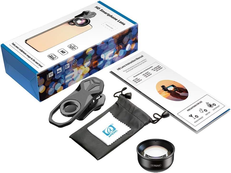 Obiektyw aparatu telefonicznego Apexel HD-2X