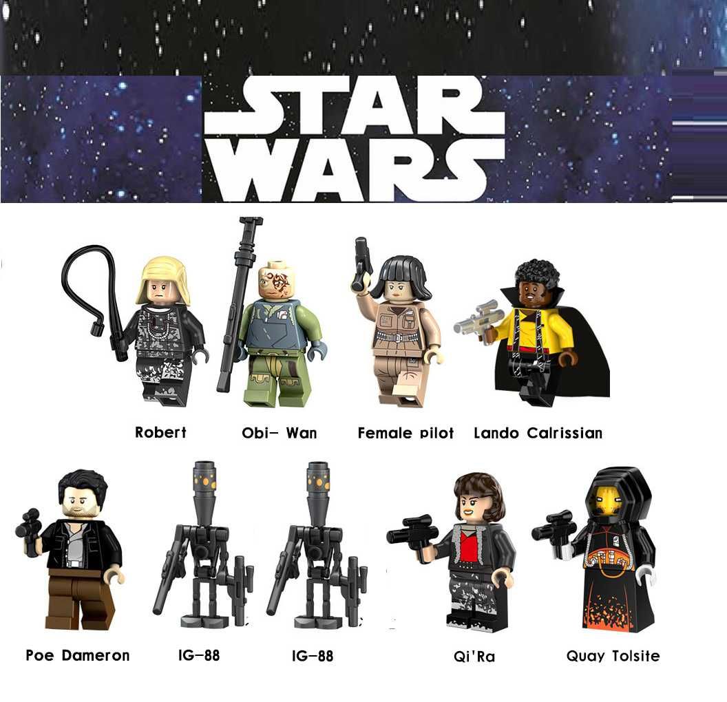 Bonecos minifiguras Star Wars nº47 (compatíveis com Lego)