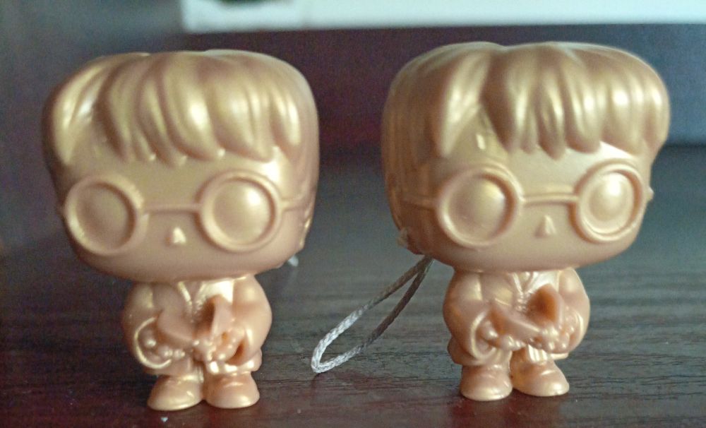 2x Figurka Harry Potter Złoty Gold VT401K