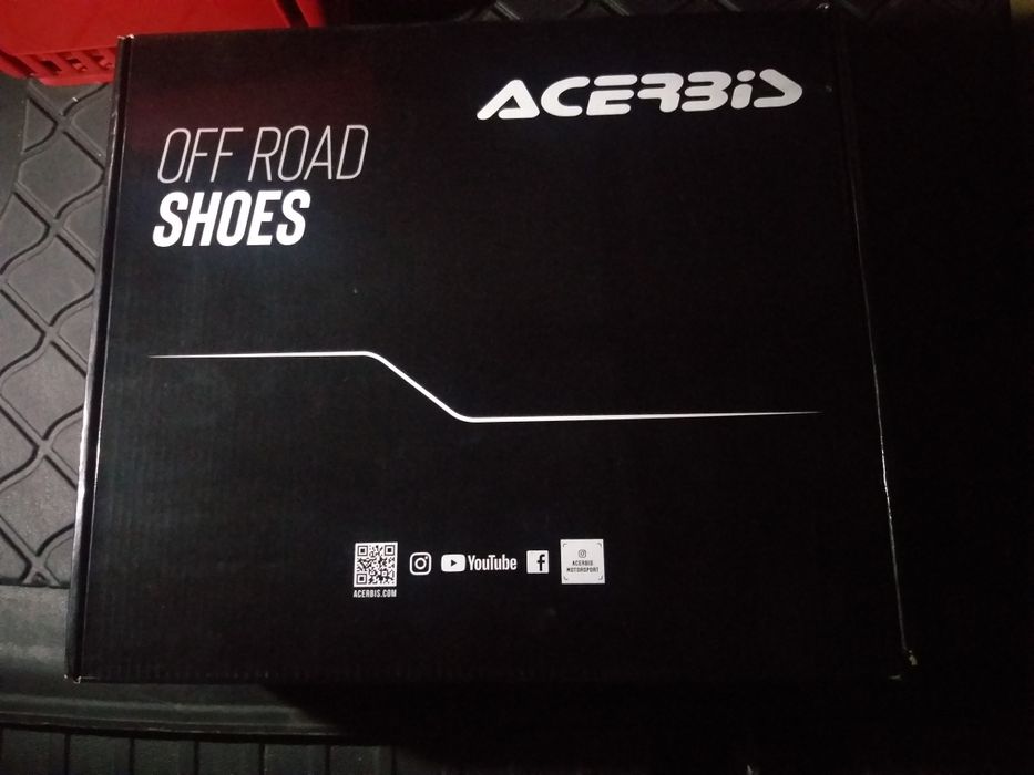 Acerbis Wodoodporne buty turystyczne X-MUD czarne