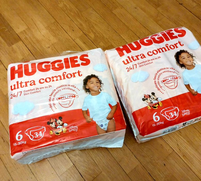 Huggies 6,загальна кількість  60 шт