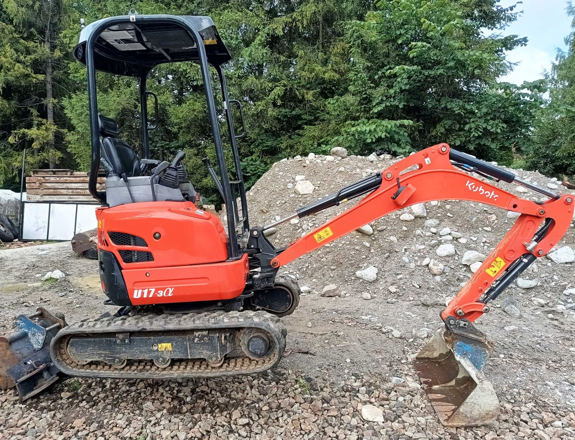 minikoparka koparka Kubota U 17 U 27 volvo ecr 25d bobcat  2022