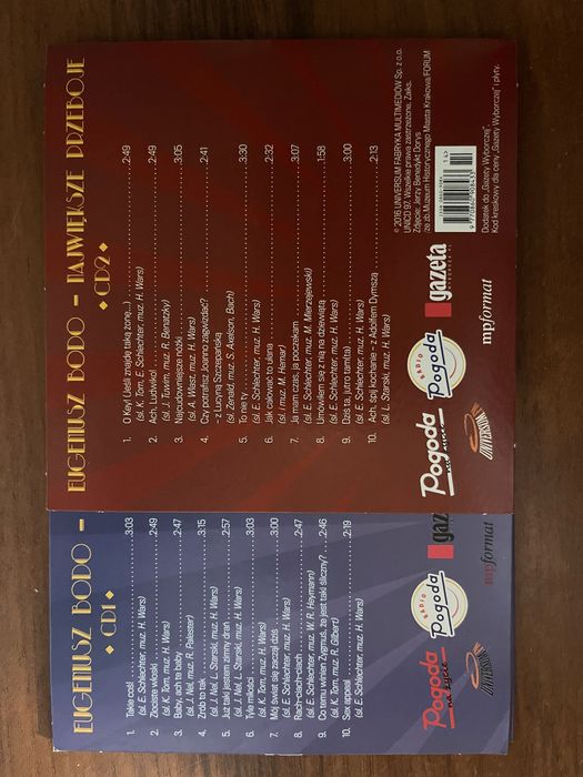 Bodo – Największe Przeboje CD Kolekcja Przedwojennych Hitów