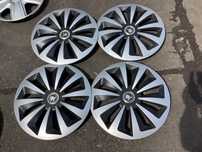 Kołpaki Skoda 15”  4sztuki 15cali  komplet czarno srebrne