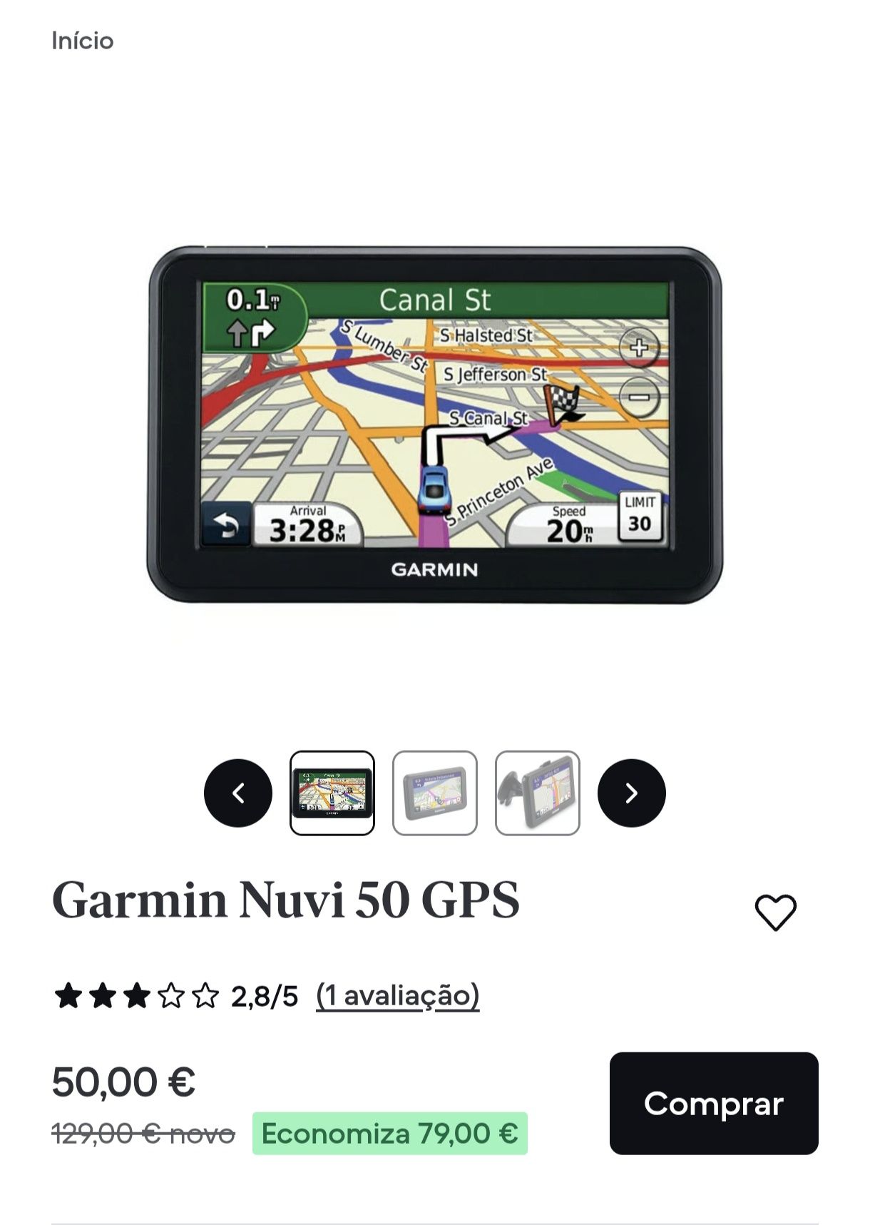 GPS Garmin nuvi 50