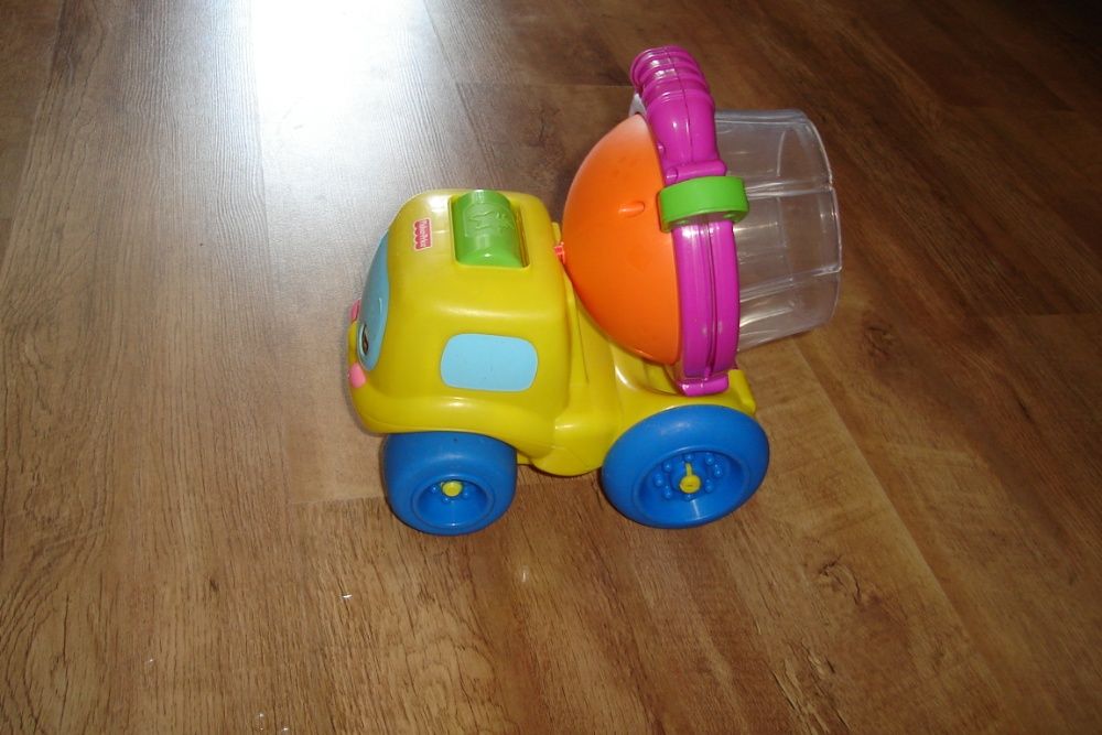 Большая машина бетономешалка Fisher Price, машинка