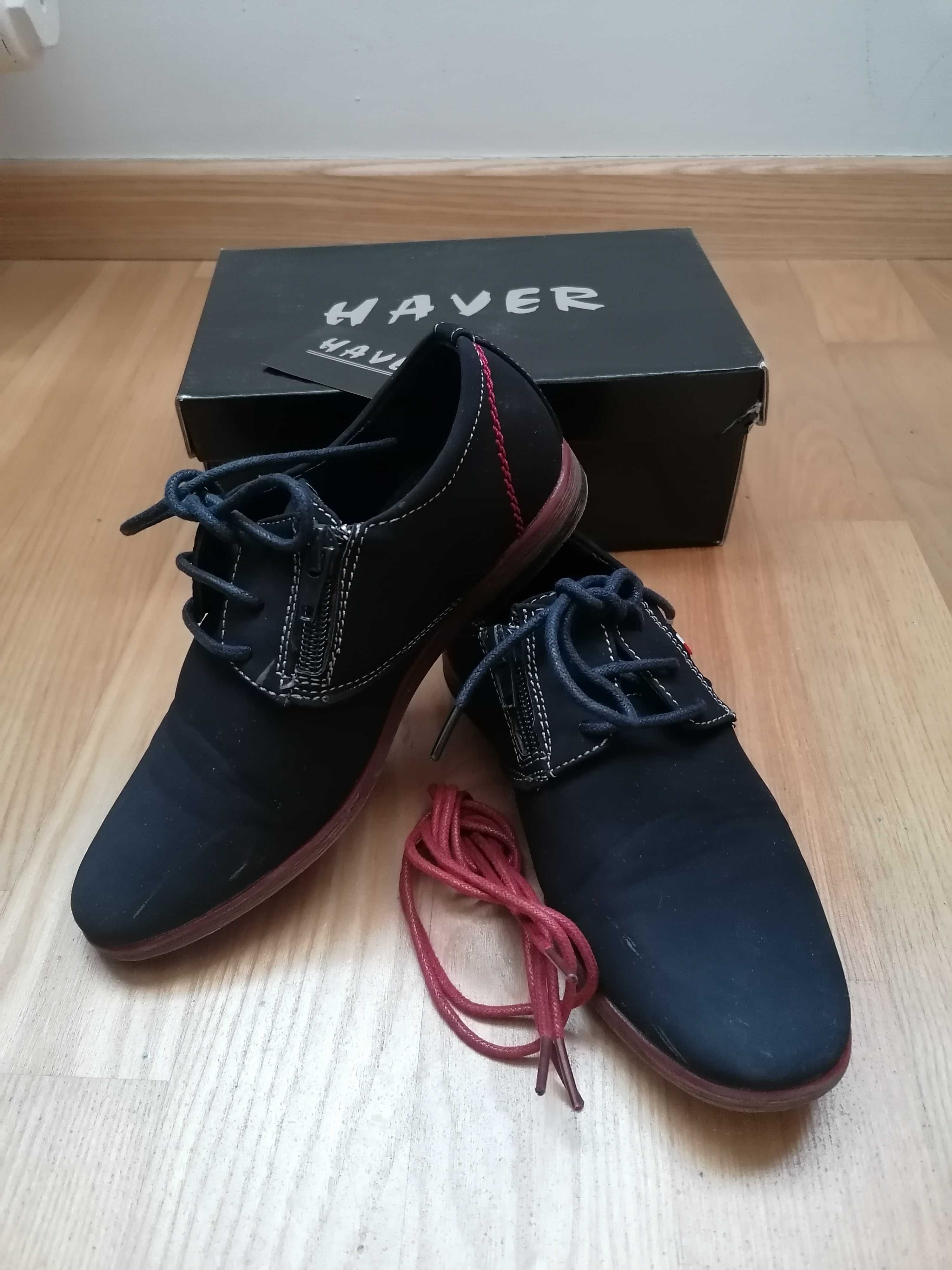 Buty czarne nubuk rozmiar 32