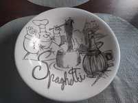 Talerz ozdobny porcelanowy włoski