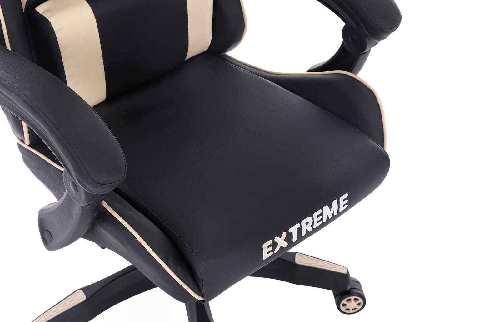 Stylowy Fotel Gamingowy dla Gracza Extreme ENZO Beżowy