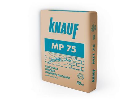 Штукатурка гіпсова для машинного нанесення Knauf, МП-75, 30 кг