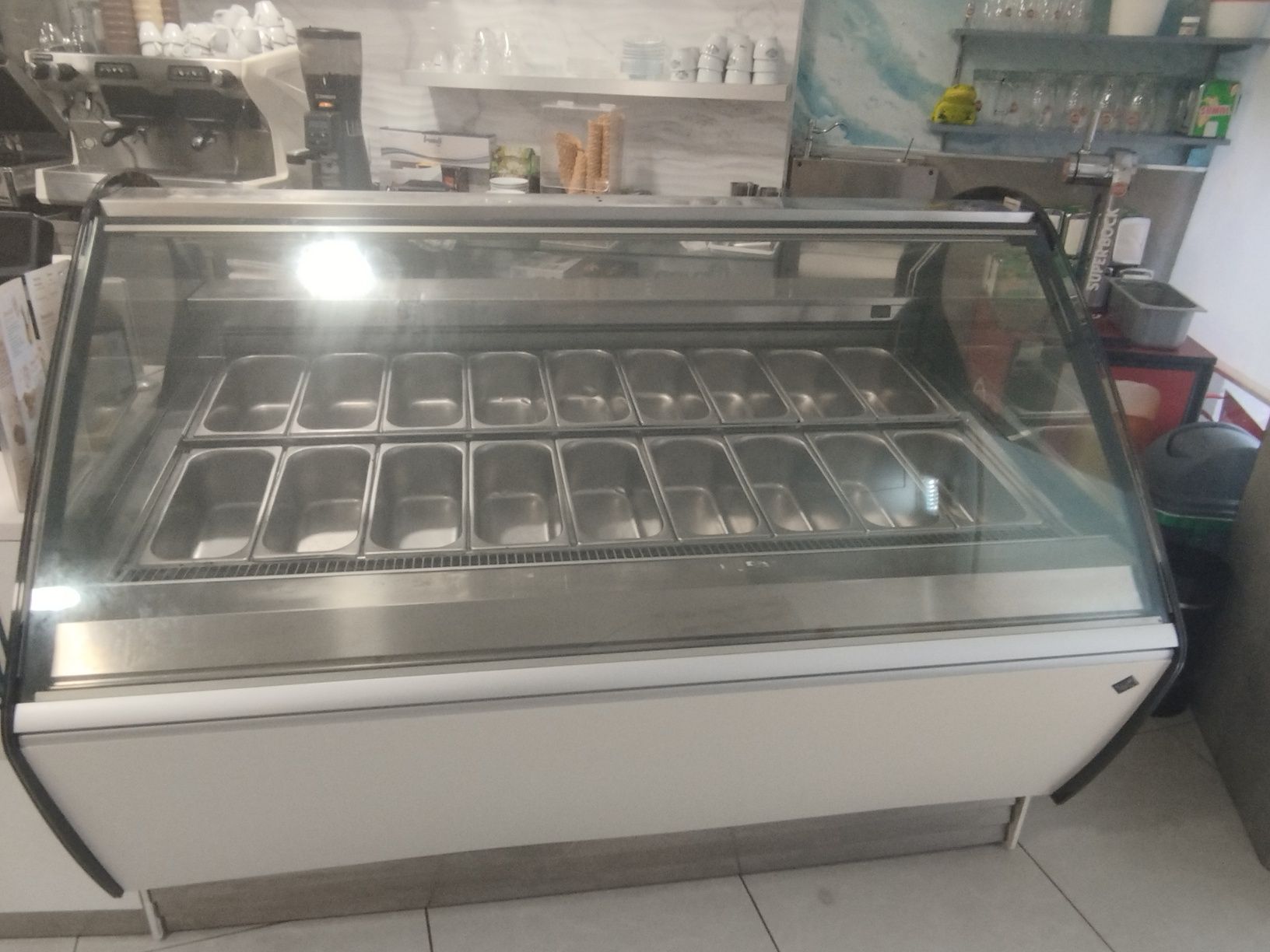 Vitrine para gelados profissional