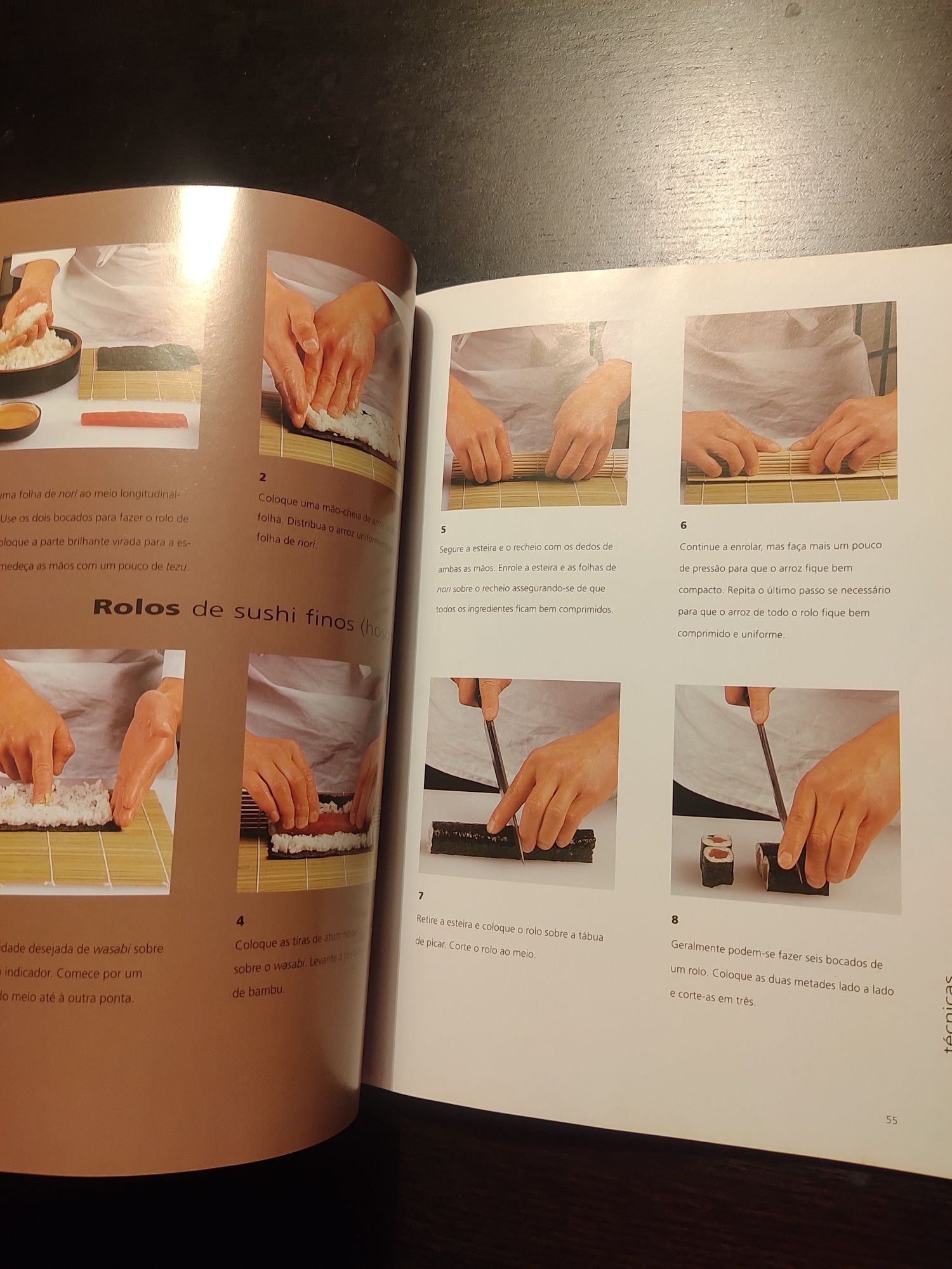Livro Sushi e Sashimi - cozinha criativa