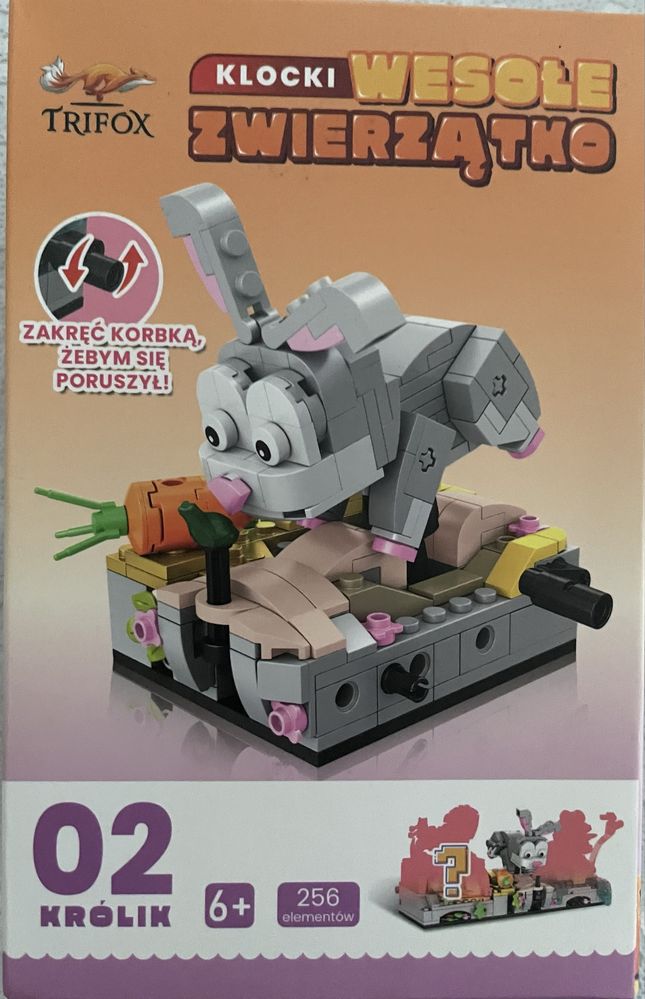 Klocki Trifox Wesołe Zwierzatko Królik 256pcs 6+