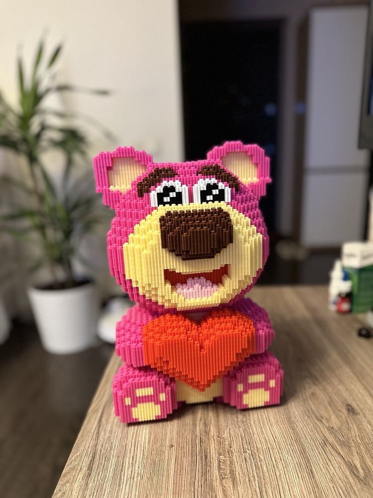 Конструктор 3д мозайка как lego bearbrick