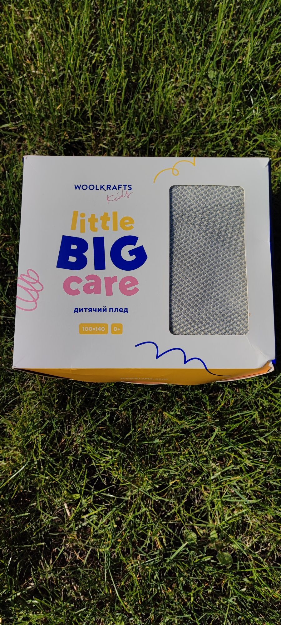 Плед Woolkrafts Mount 100х140 см, ціна знижена !