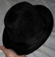 Винтажная шляпа мужская фетр Хомбург 56 р ретро