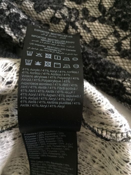 Camisola de sra de decote redondo da only