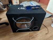 Subwoofer Clarion + wzmacniacz