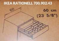 Separador de gavetas IKEA RATIONELL (novo) / organizador de gavetas