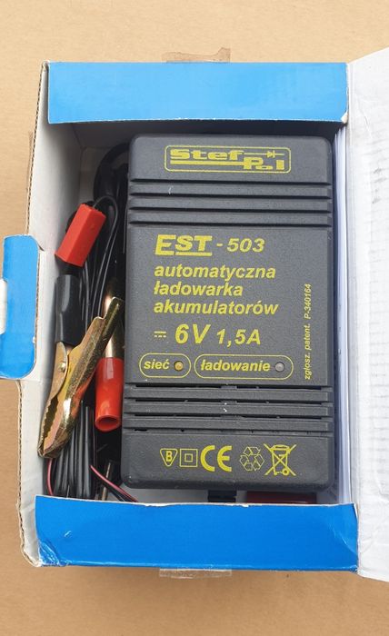 6V  1,5A Ładowarka EST 503 Stef-pol  Dniepr Mz Jawa skuter  Simson