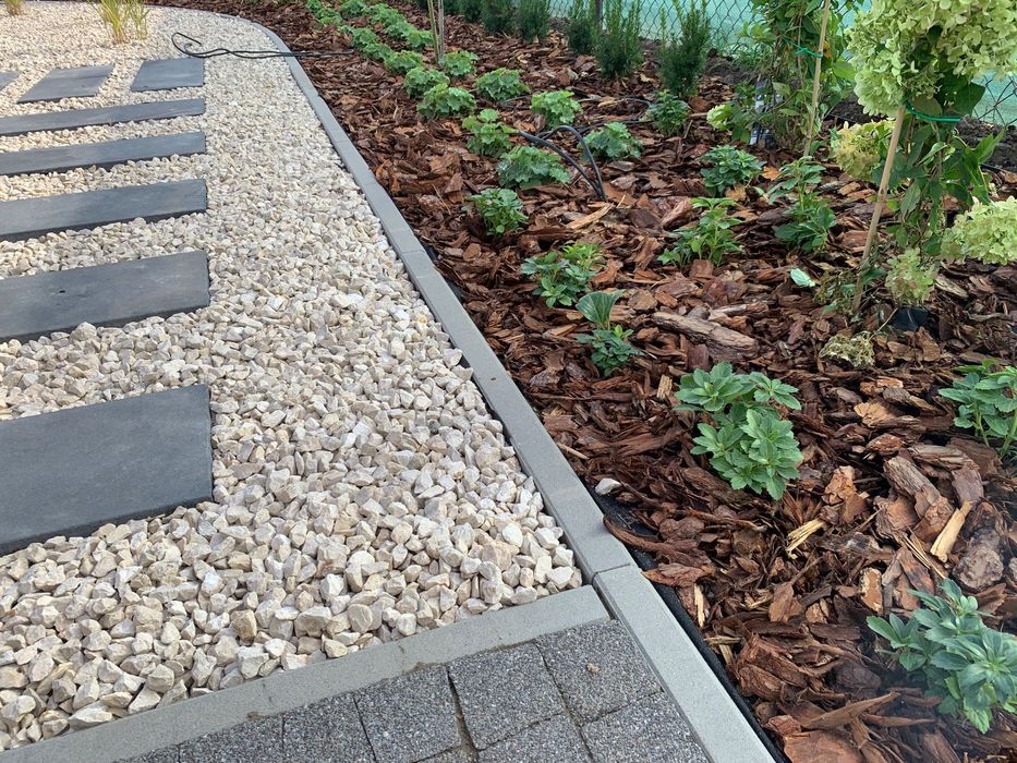 Grys ogrodowy biały kamień ozdobny NIE wapienny JAKOŚĆ