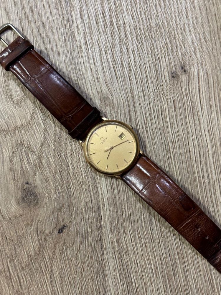 Часы Omega De Ville Quartz 1430 (1985-1995, gold-plated)