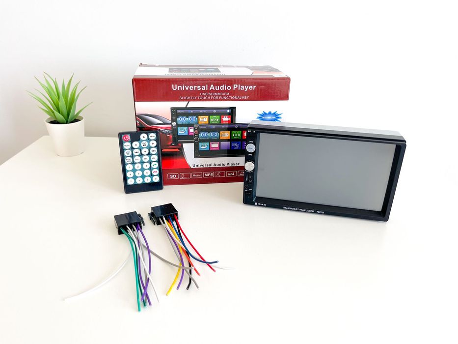 Rádio de 7 Polegadas c/ comando - NOVO