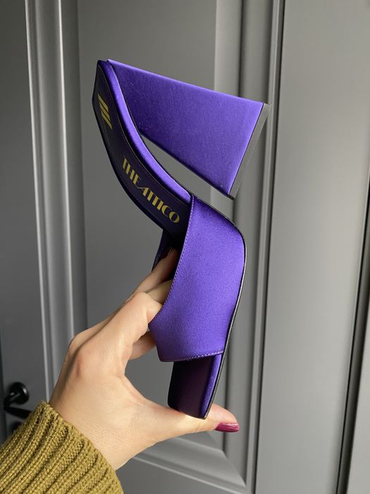 Мюлі фіолетові THEATTICO