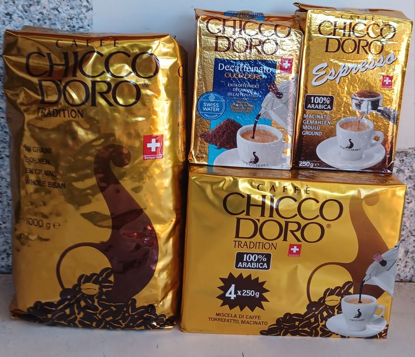 Кофе молотый и зерно Chicco Doro 100% арабика , Швейцария