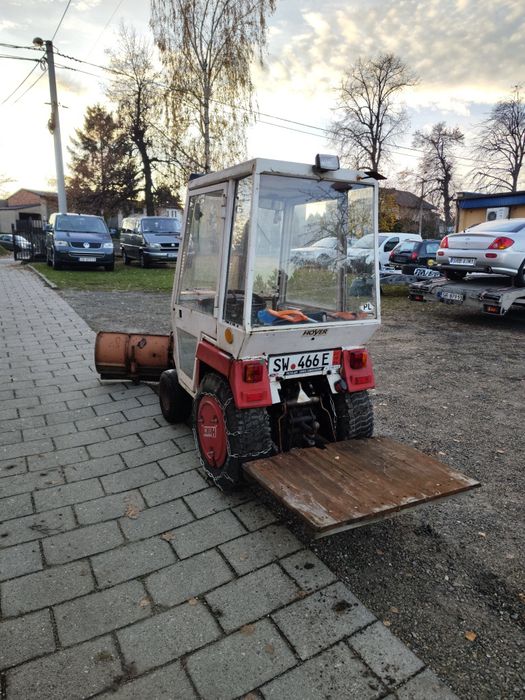 Mini Traktor HAKOTRACK plug odśnieżanie / transport