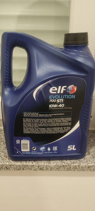 Elf Evolution 700 STI 10W40 5L ELF 217316